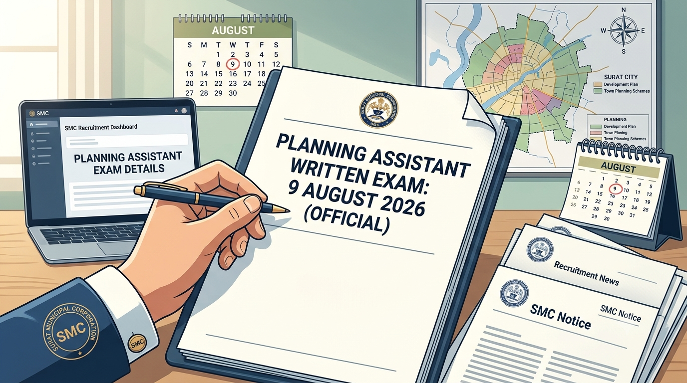SMC Planning Assistant Exam Date 2026 — Confirmed 9 August (Official)