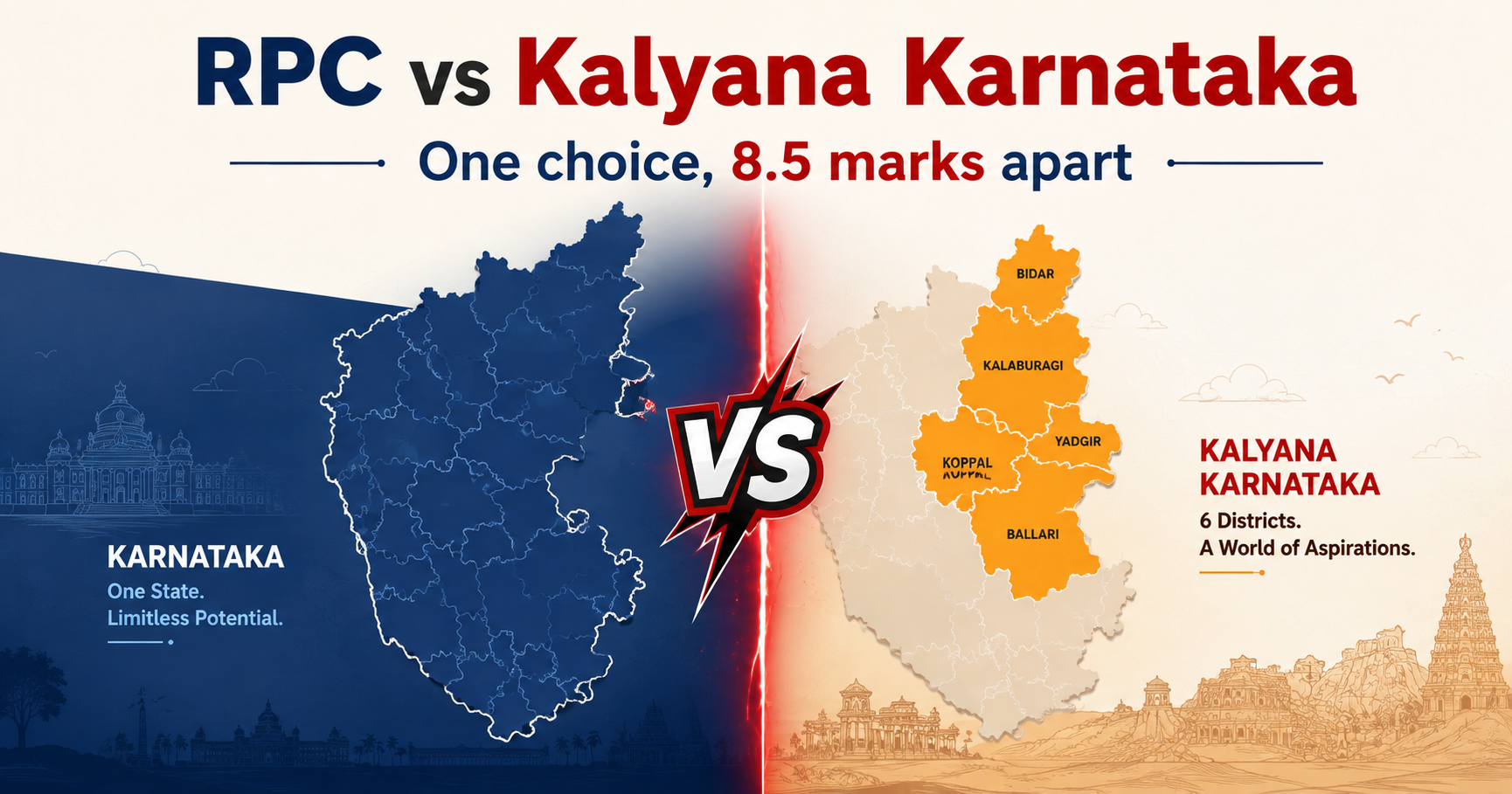 RPC vs Kalyana Karnataka Cadre: The Choice That Decides Your KPSC Town Planning Odds