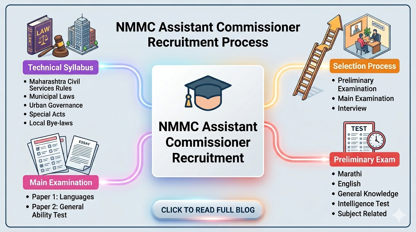 Latest NMMC Update (June 2026): Detailed Syllabus and Examination Scheme Released for Assistant Commissioner (Group-B)