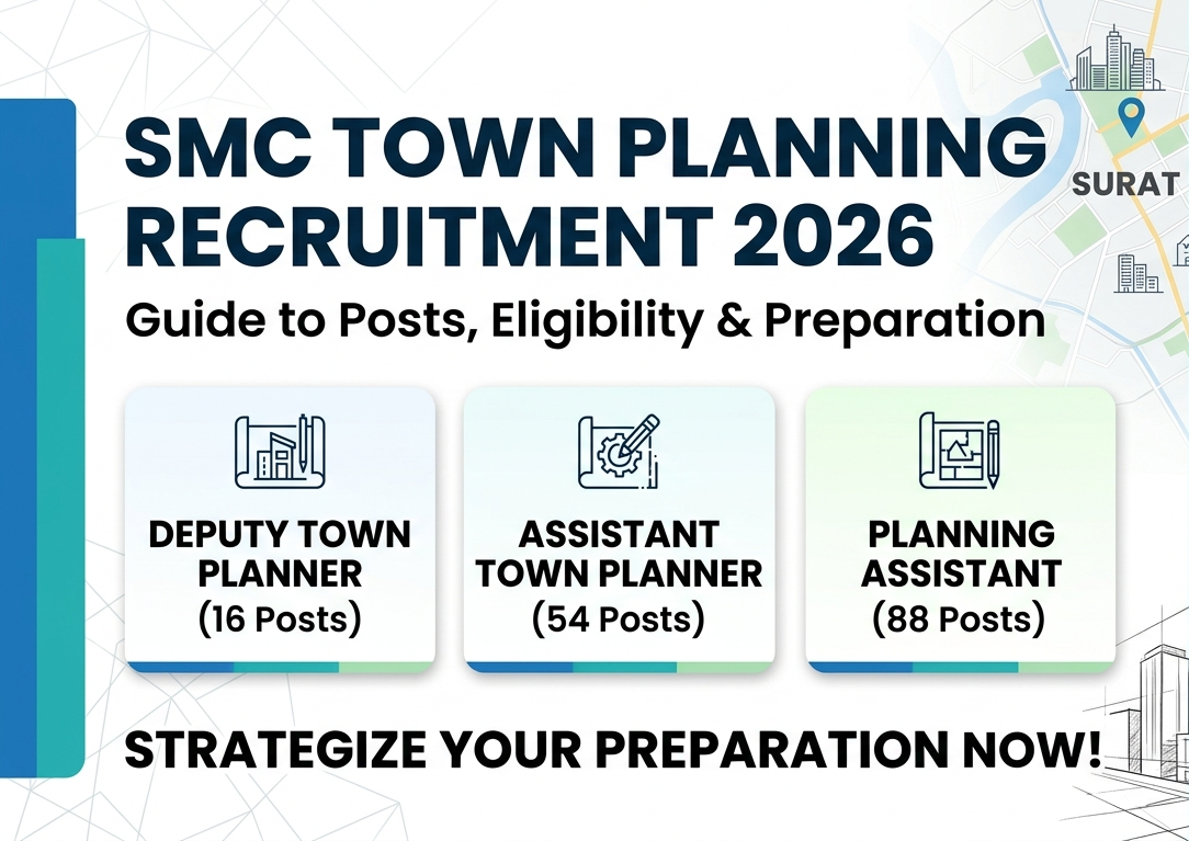 SMC Town Planning Recruitment 2026: Deputy Town Planner, Assistant Town Planner And Planning Assistant