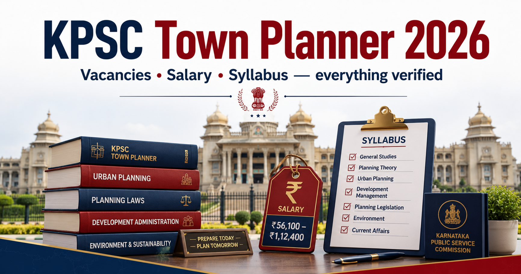 KPSC Town Planner 2026: Complete Guide to Vacancies, Salary, Syllabus & Selection History