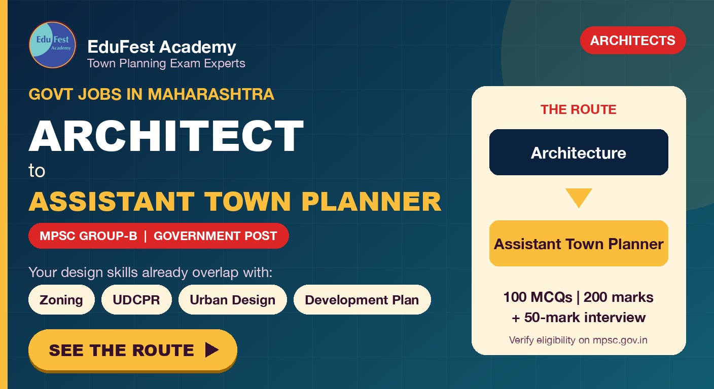 Architect Government Jobs in Maharashtra: MPSC Assistant Town Planner and Other Routes Explained