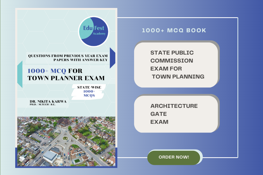 1000 MCQ for Town Planner Exam (Hard Copy Book)